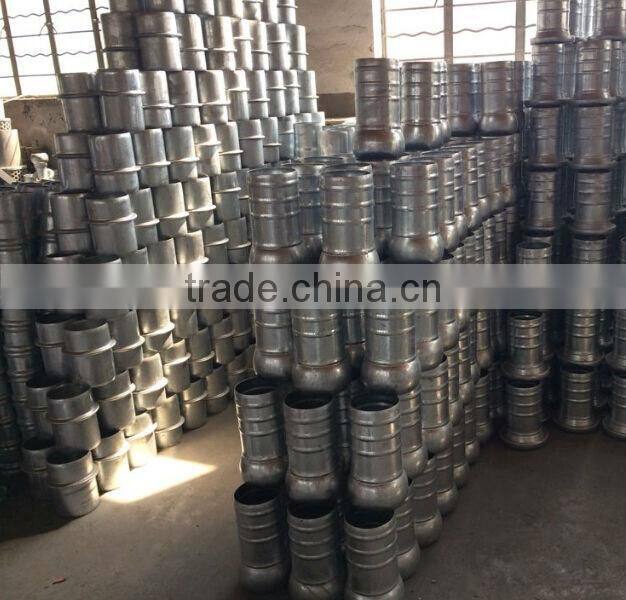 Galvanized Carbon Steel Vacuum Travis Coupling / Dewatering Coupling