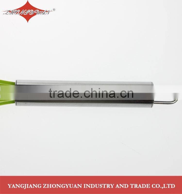 3 pieces stainless steel handle silicone coated egg whisk