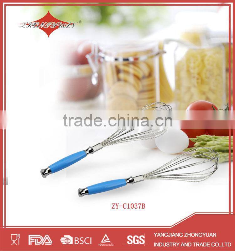 10" stainless steel manual egg beater whisk for 2017 new product kitchen tools