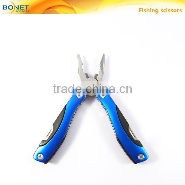 SFI0004P FDA qualified multi function folding stainless steel fishing tool pliers