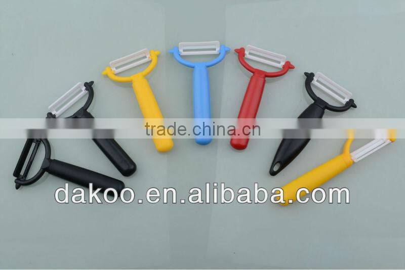 7pcs Colorful PP Handle Zirconia Ceramic Peeler