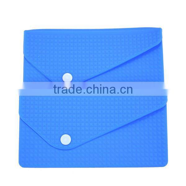 Custom Silicon Travel Wallet Women Lady Wallet For Promotion Pink