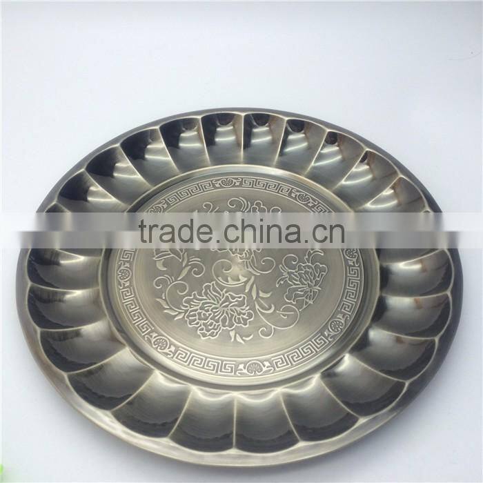 Hot sale high quality decorative stainless steel tray for wedding