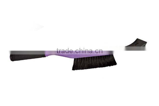 Snow brush with ice scraper