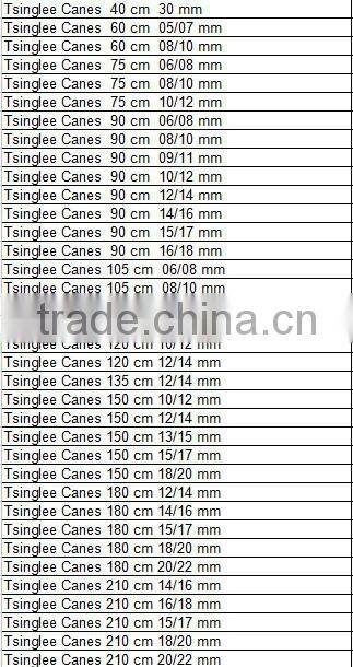 different sizes tonkin bamboo stakes/poles/canes for agriculture
