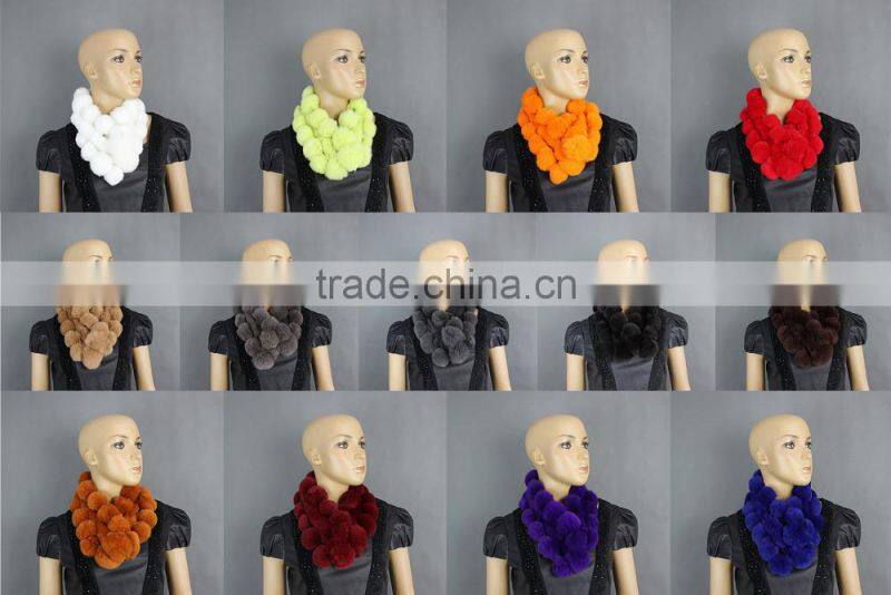 High Quality Knitted Rex-Rabbit Scarf