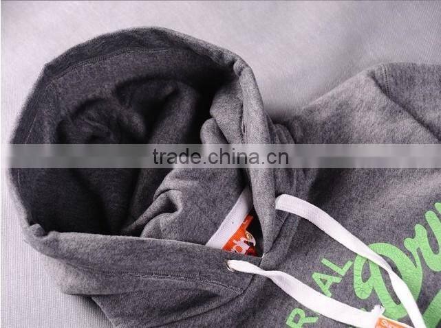 2014 Fashion Plain Jersey hoodies for men with logo print