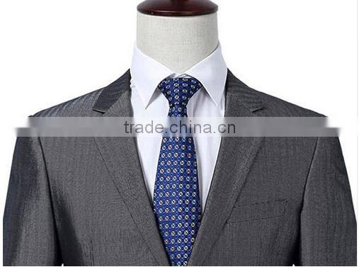 Men Suits For Wedding Blazer Latest Coat With Pant Silver Dark Grey Costume