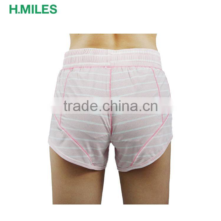 Workout Exercise athletic jogging white womens fitness running shorts sexy