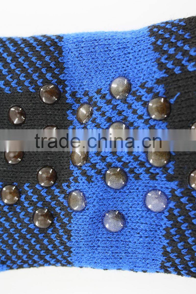 acrylic faux fur anti slip home soft slipper socks