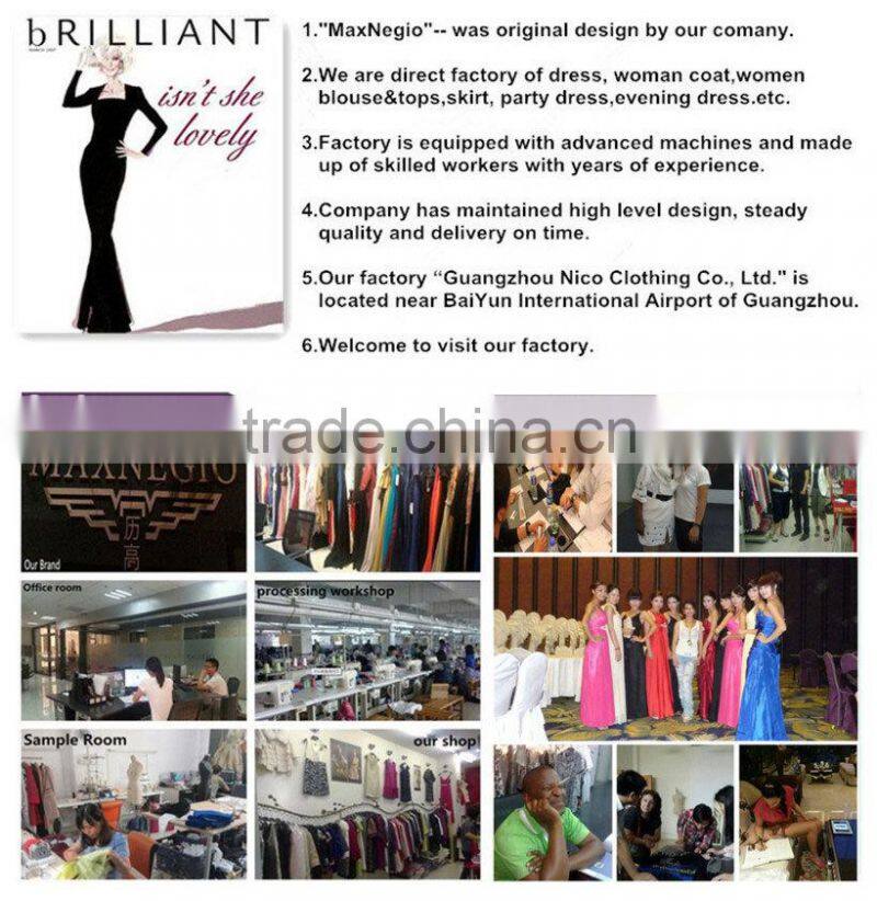 European simple long chevron maxi dress