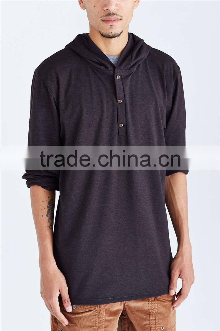 Wholesale thin plain solid pullover hoodies no brand name hoodies