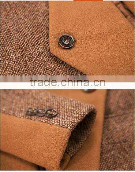Wholesale & Retail High Quality Elegant Wool Men Wool Coat