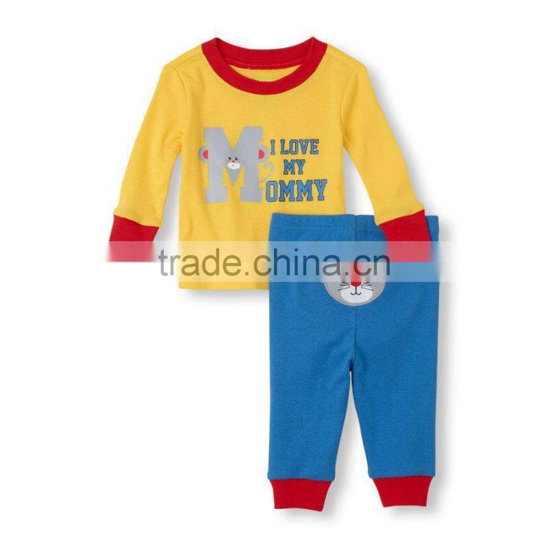 Baby and Toddler Polar Bear printed long sleeve pajama set