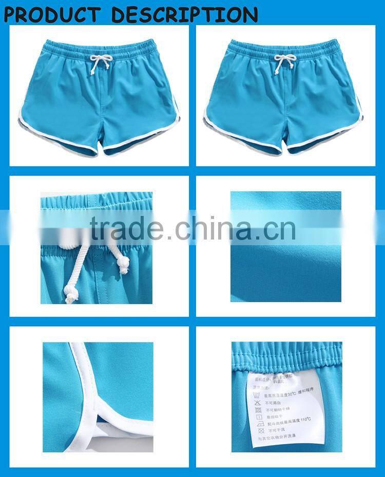 Adult Women Solid Color Surf Board Shorts