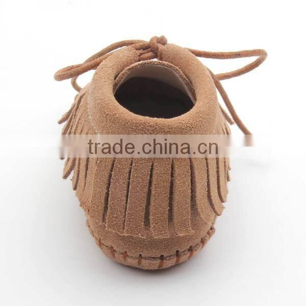High Quality Toddler Baby Girls Boys Soft Sole moccasins Leather Boots