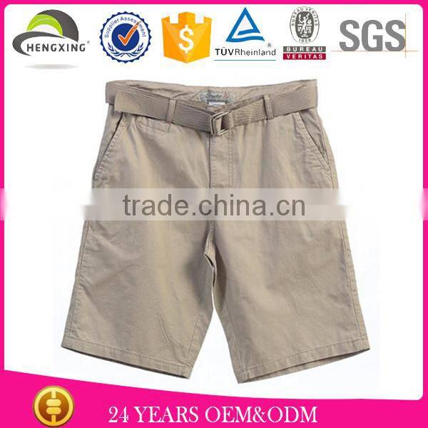 factory custom 100% cotton mens chino shorts