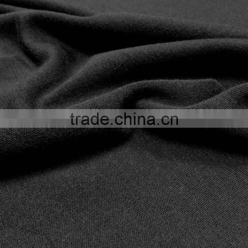 Wool silk jersey knit fabric cheaper price, Warm 100% wool felt fabric