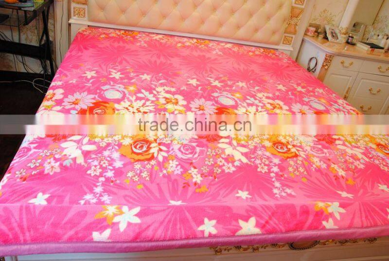 Customized printing fleece blanket