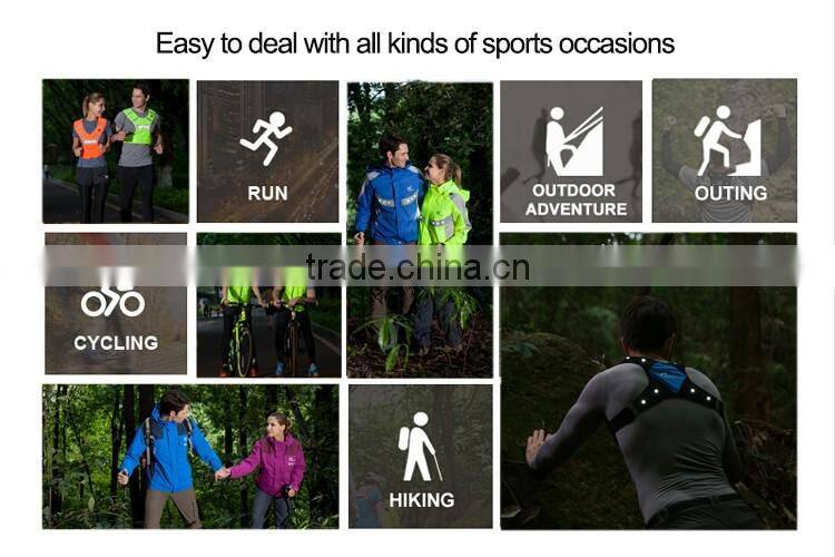 Hi vis yellow reflective security cycling ladies safety jacket popular in Europe and America