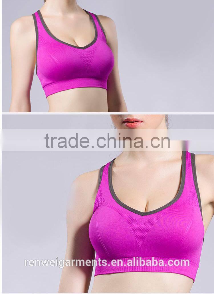 New Arrival hot sale sport bra yoga sport bra with breathable fitness for women