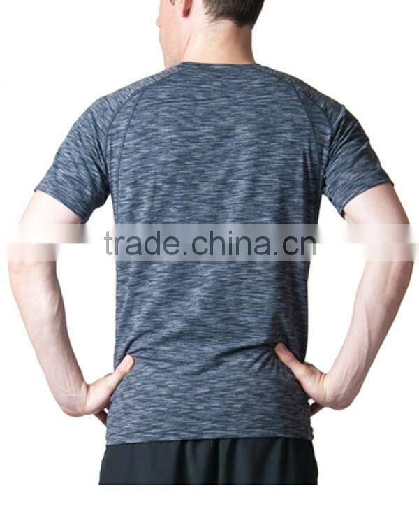100% cotton casual man yoga shirt Top Quality Dry Fit Men's T-shirts for yoga
