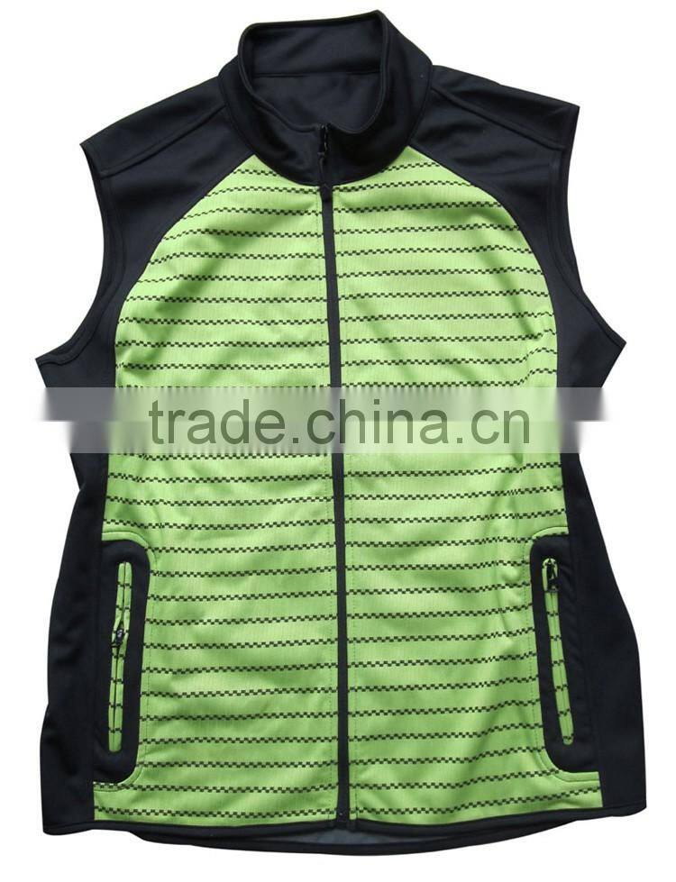 High quality cheap tailored wholesale sport vest outdoor knitted softshell vest
