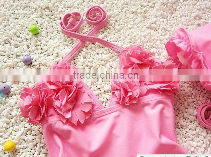 New Designed young girl swimsuit models wholesale kids swimwear one piece swimsuit