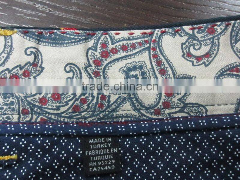 OEM new design fashionable High quality casual cotton elastic force shorts for men PS1375