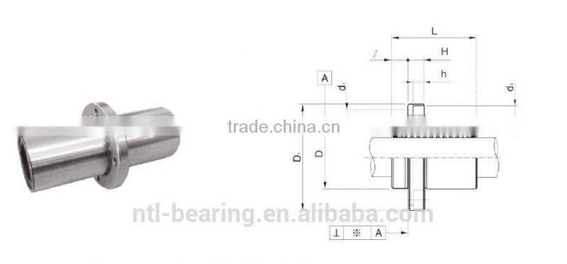 LMFP20UU pilot flange high quality linear motion bearing