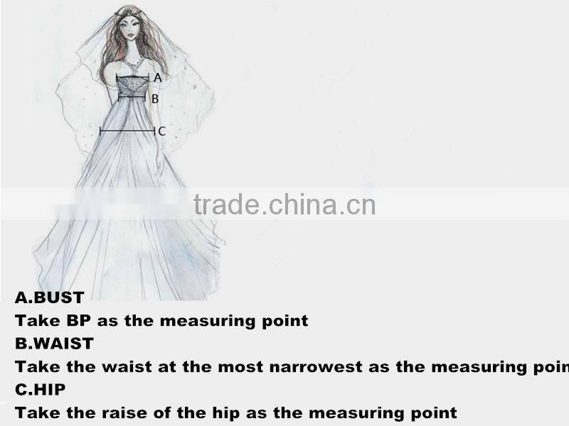 2017 Sexy Shoulder belt lace mermaid color wedding dress bridal for bride Scoop neckline bridal dress F10601