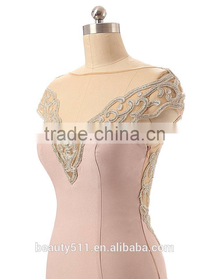 Elegant Lace Prom Dress Appliqued beaded Top A Line Tulle red short Evening Dress mini party dress 2017 ED46