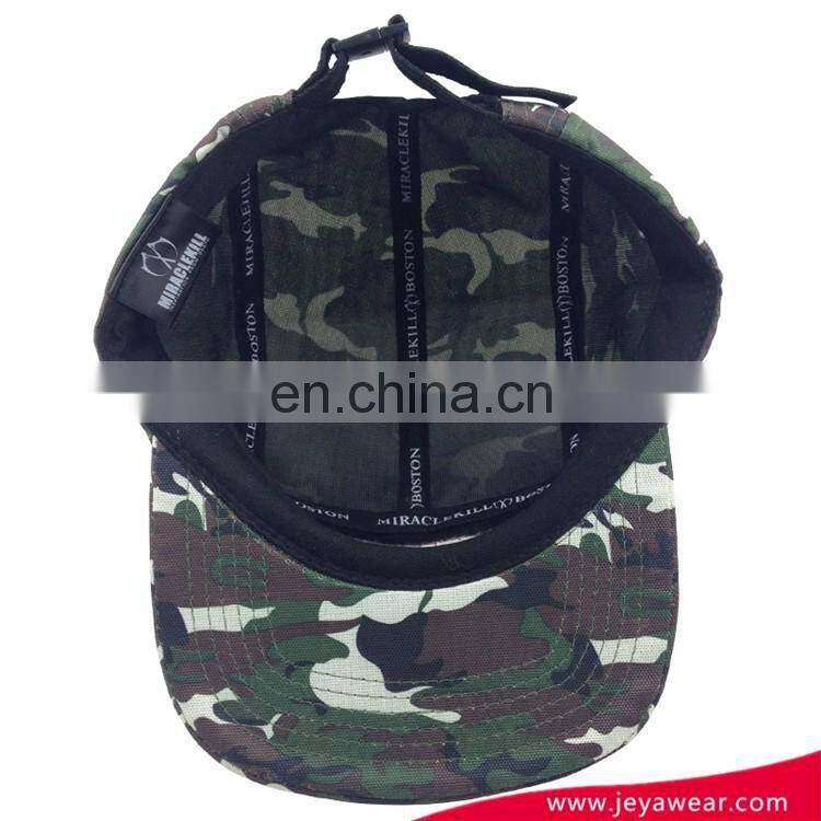 100% acrylic simple snapback cap fashionable floral snapback hat
