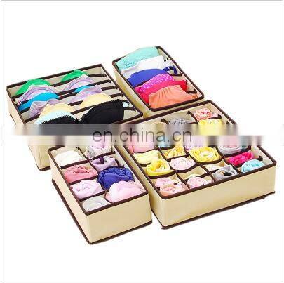 Organizer Storage Box Drawer Closet For Underwear Scarfs Socks Bra