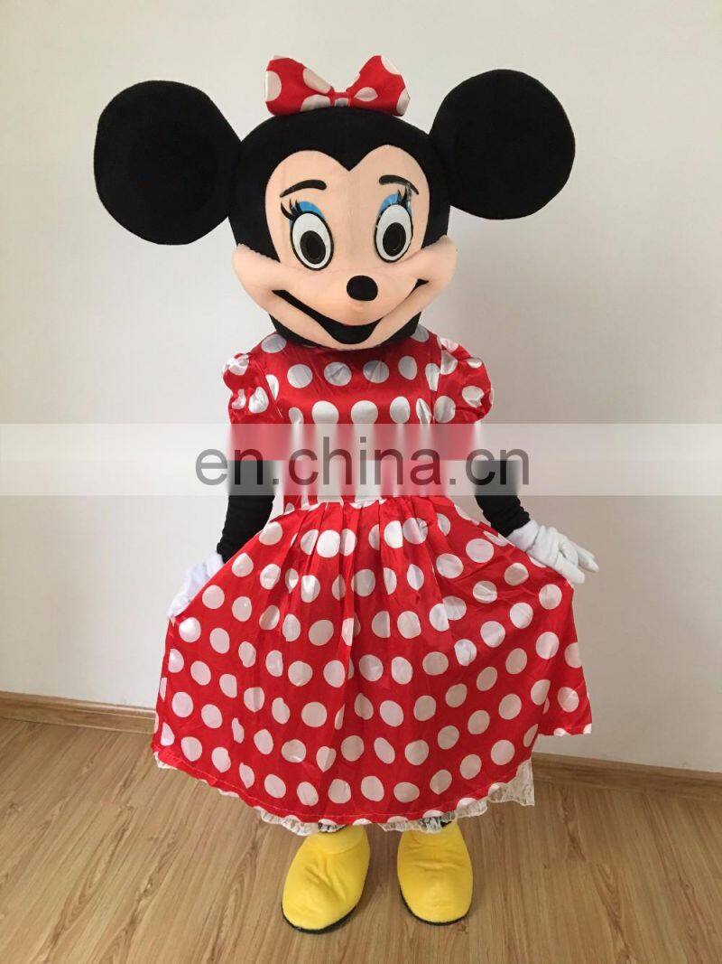 beatuiful mini mouse mascot costume for adults