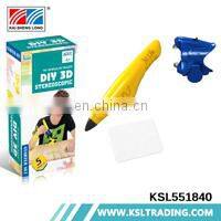 Educational play set glow in the dark diy toys pen 3d game