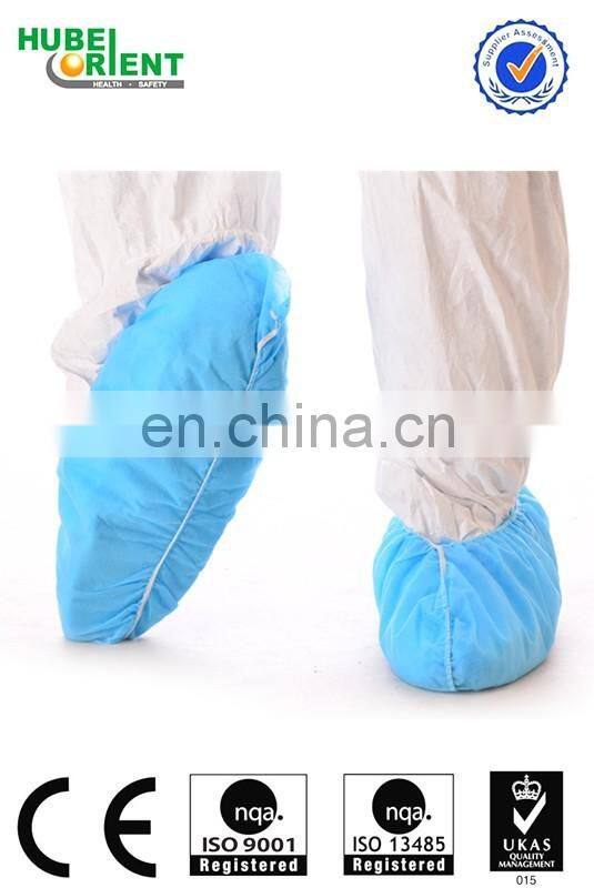Anti slip pp disposable shoe cover with elastic for hospital