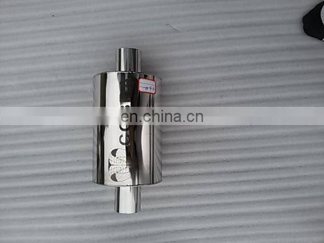 universal round mufflers titanium burned muffler