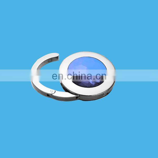 custom foldable school bag hanger with stones