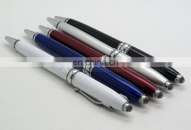 2 in 1 Ball Point Pen With Ultra Bright LED Light