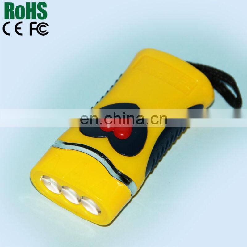 Custom Shape Pet Losting With LED Flashlight Keychain