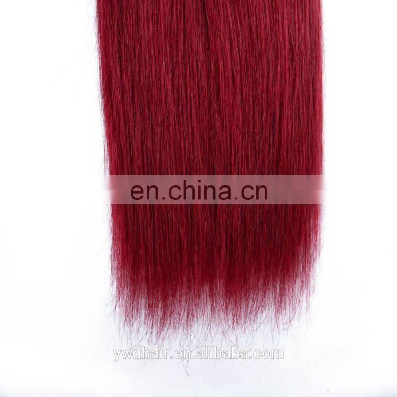 ombre brazilian virgin hair straight burgundy brazilian hair weave bundles