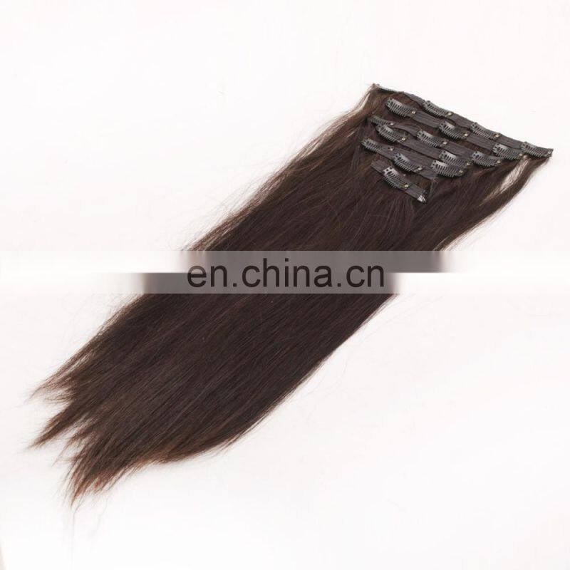 High Quality Factory Price Virgin Brazilian Remy Hair Clip In Hair Extension