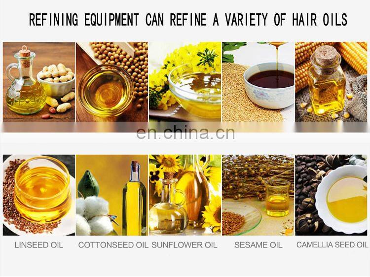 500-2500Kg Per Day Kenya Degummed Soybean Sunflower Edible Vegetable Oil Refine Processing Machine