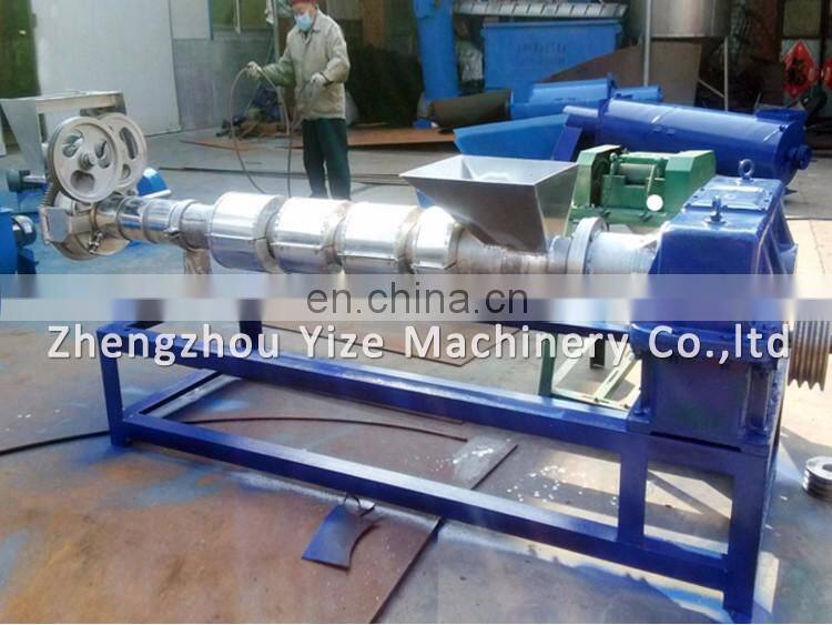 Plastic pellet making machine extruder plastic recycling granulator price