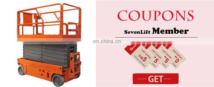 7LGTJZ Shandong SevenLift mobile aerial scaffolding self propelled high lift table platform