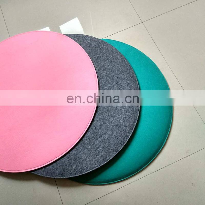 custom indoor office wool felt seat cushion round/square chair cushions felt pad
