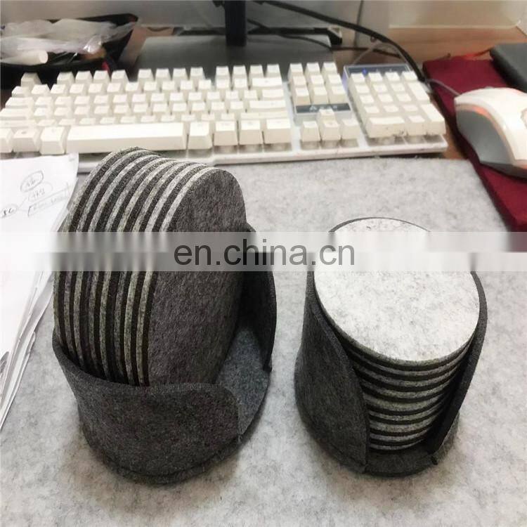 10pcs a set round felt cup coaster