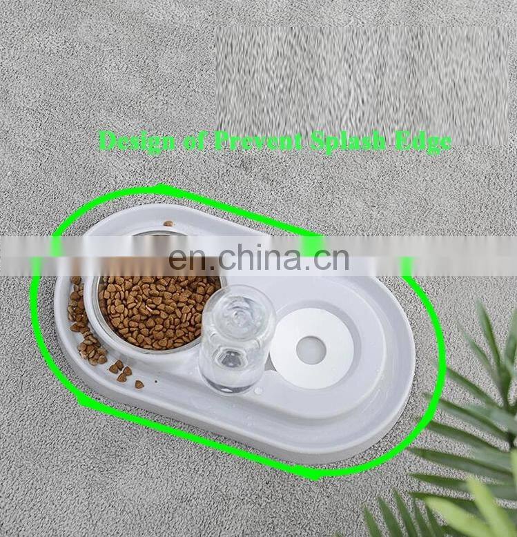 Luxury Smart Auto Automatic Pet Dog Cat Food Water Dispenser Bottle Bowl Pet Feeder