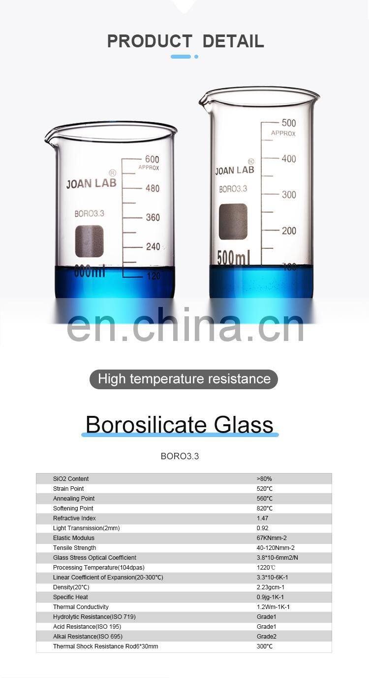 Joan Lab 5000ml Heat Resistant Glass Beakers With Scale